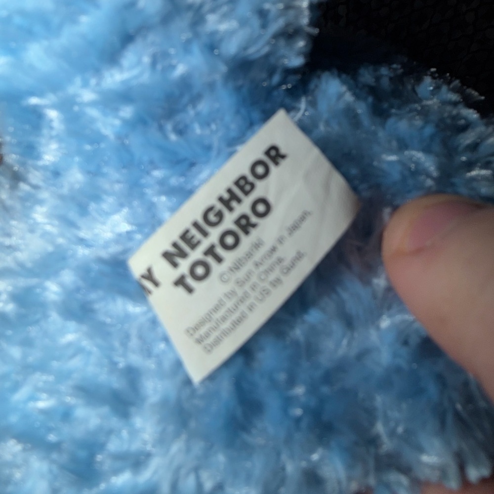 My Neighbor Totoro Plush - Light Blue Fuzzy Plush